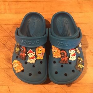 Crocs with paw patrol charms
